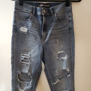 Express Super High Rise Jeans